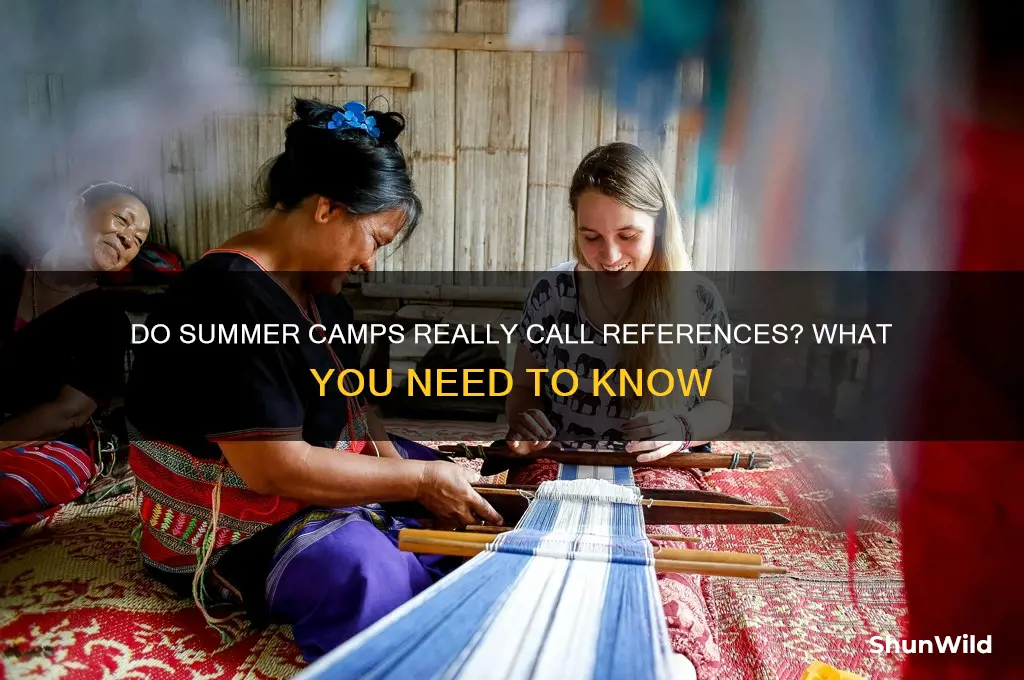 do camps actually call references