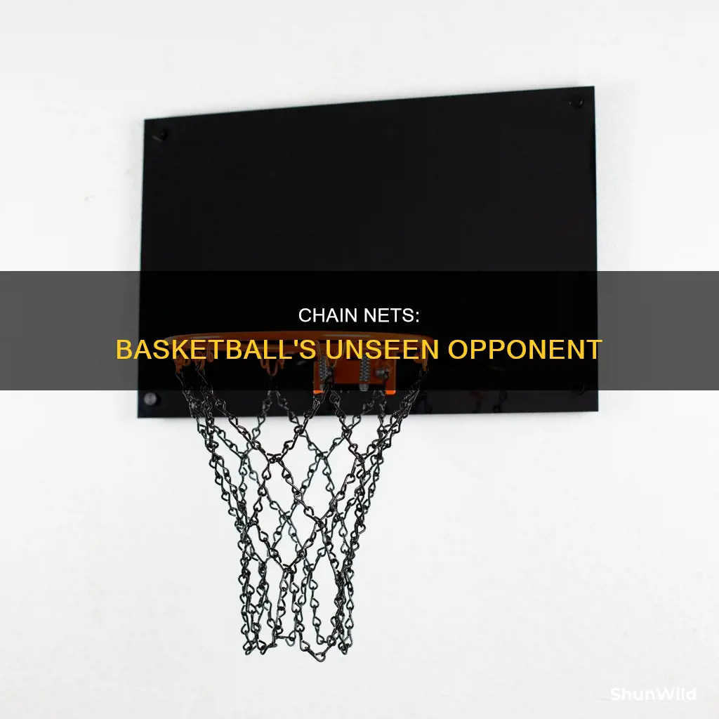 do chain nets ruin basketballs