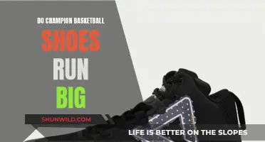Basketball Shoe Sizing: Champion Shoes Run Large