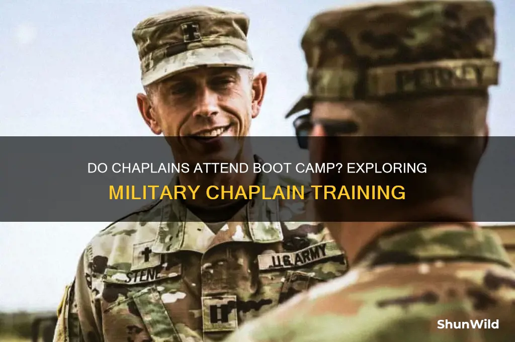 do chaplains go to boot camp