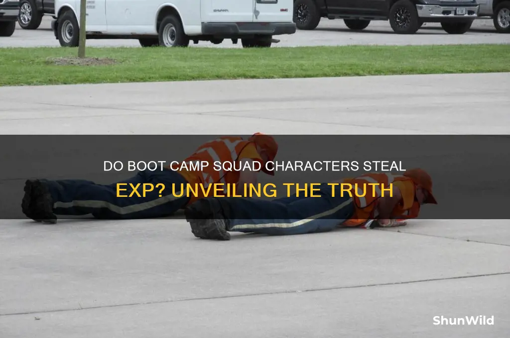 do characters in boot camp squad steal exp