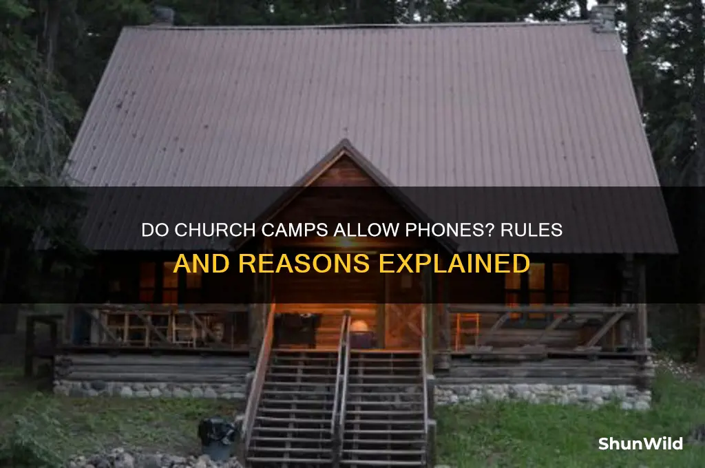 do church camps allow phones