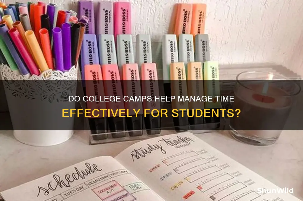 do college camps hand time