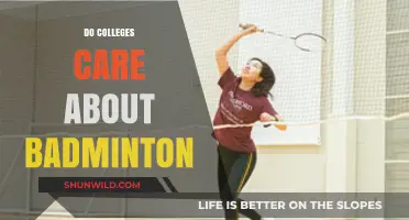 Badminton Skills: Do Colleges Notice?