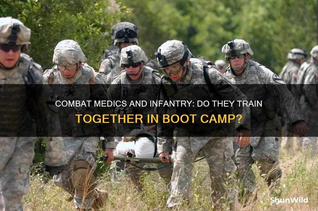 do combat medics go to boot camp with infantry