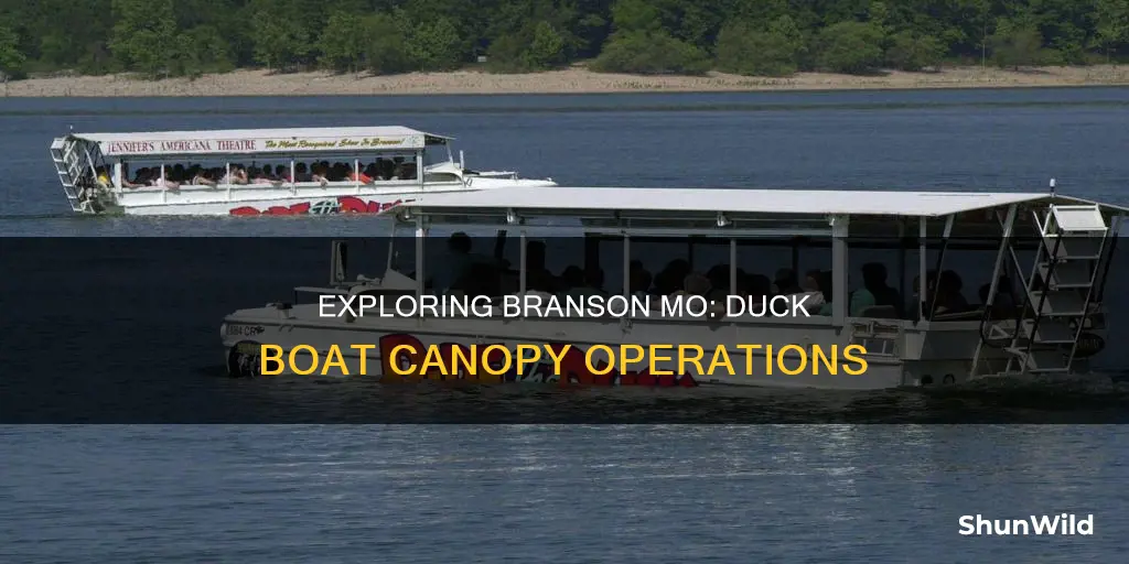 do duck boat branson mo how canapy opened