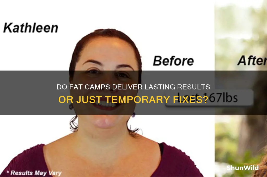 do fat camps work