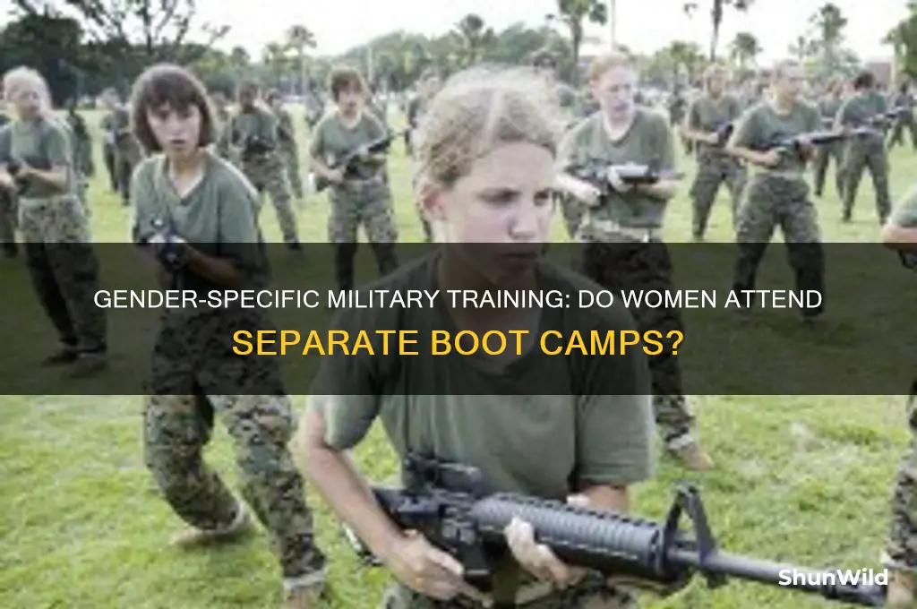do females do different boot camps in the military
