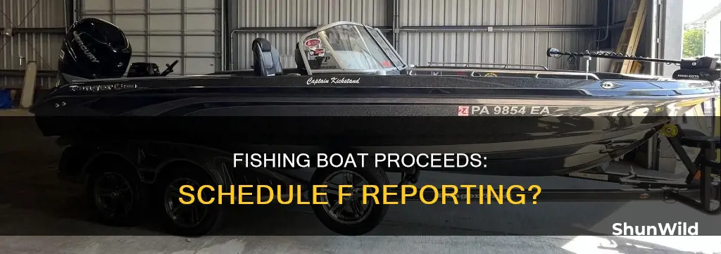 do fishing boat proceeds go on schedule f