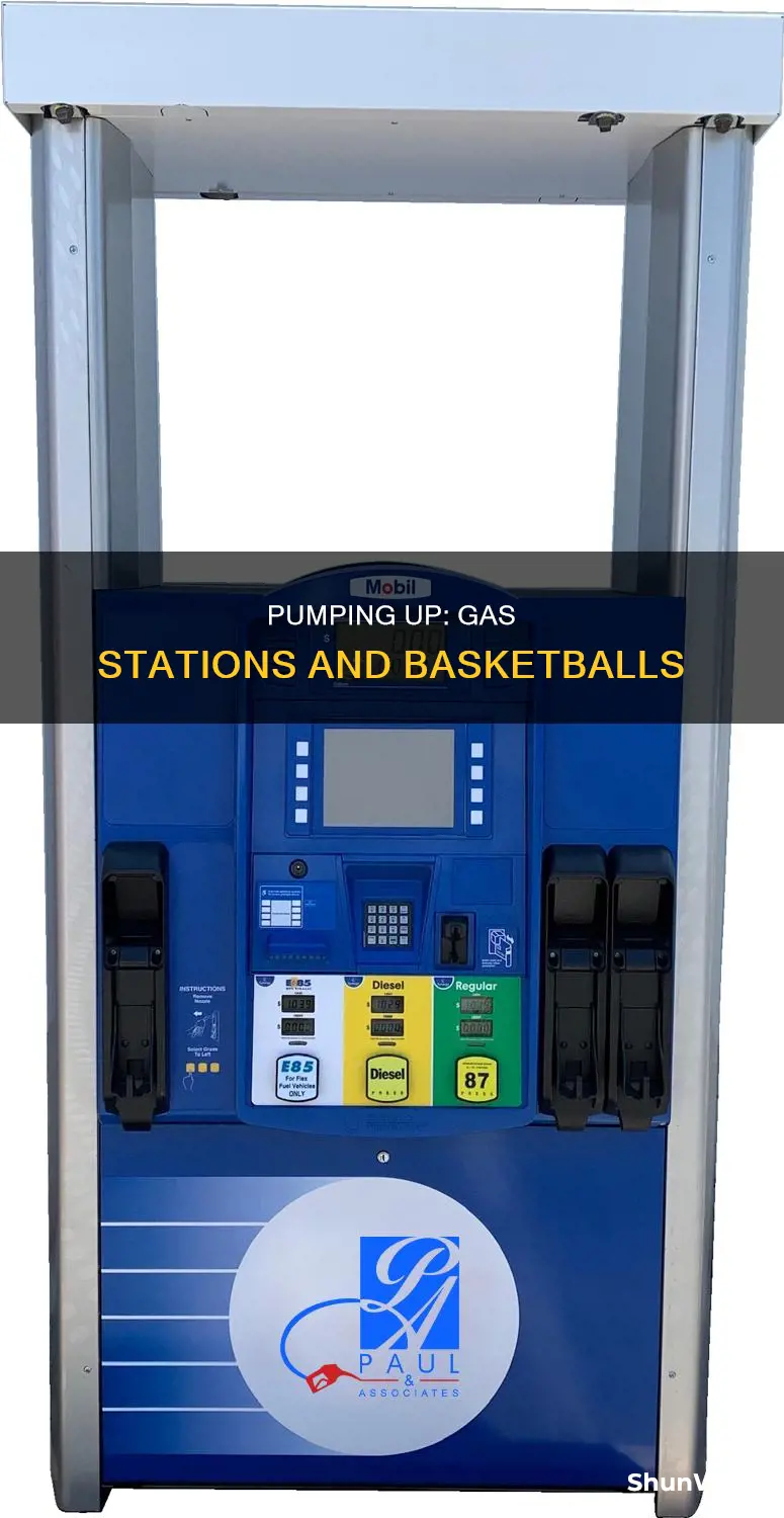 do gas stations pump basketballs