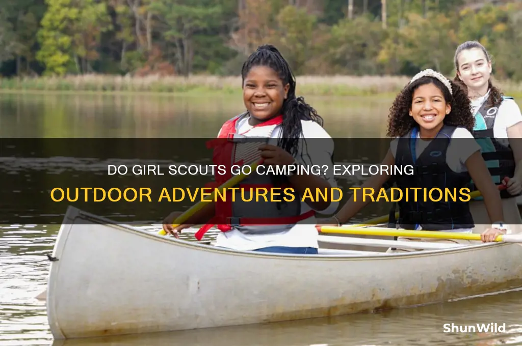 do giirlscouts go camping