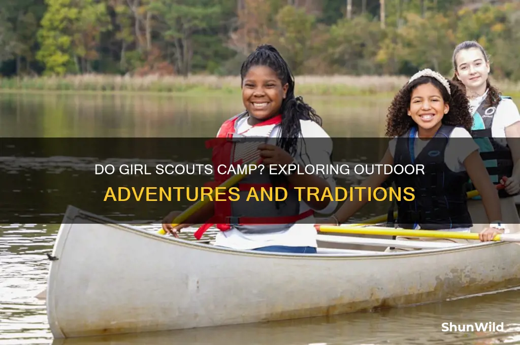 do girl scouts camp