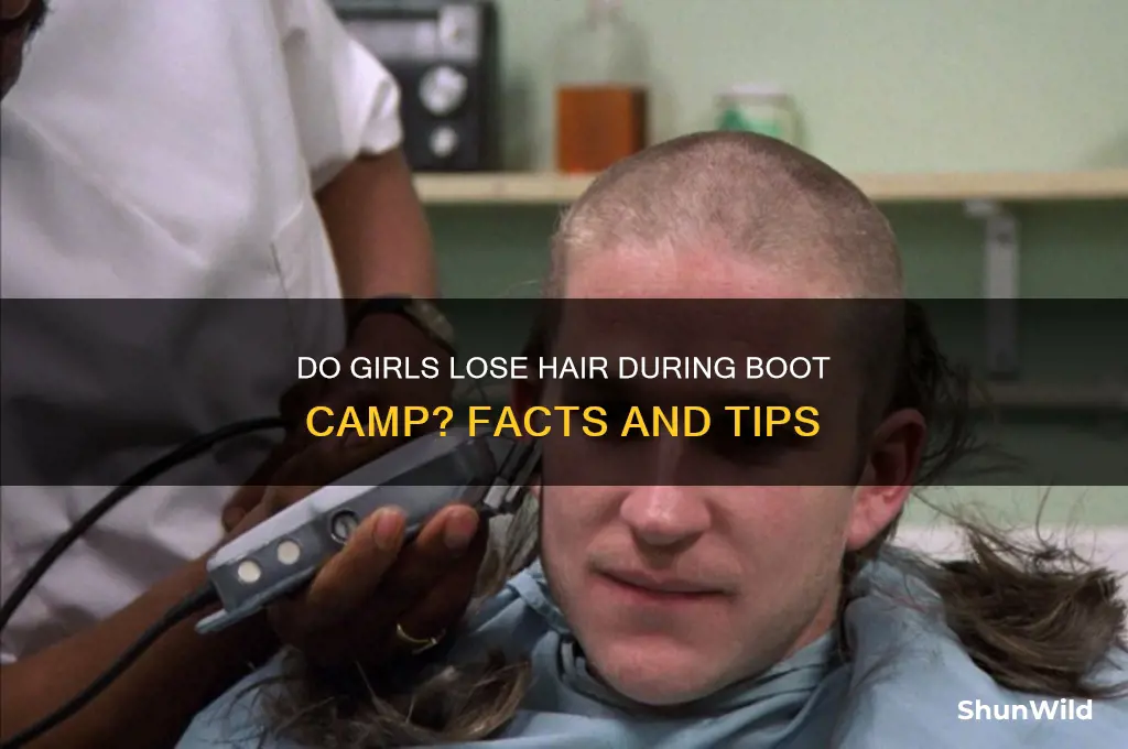 do girls kose hair during boot camp