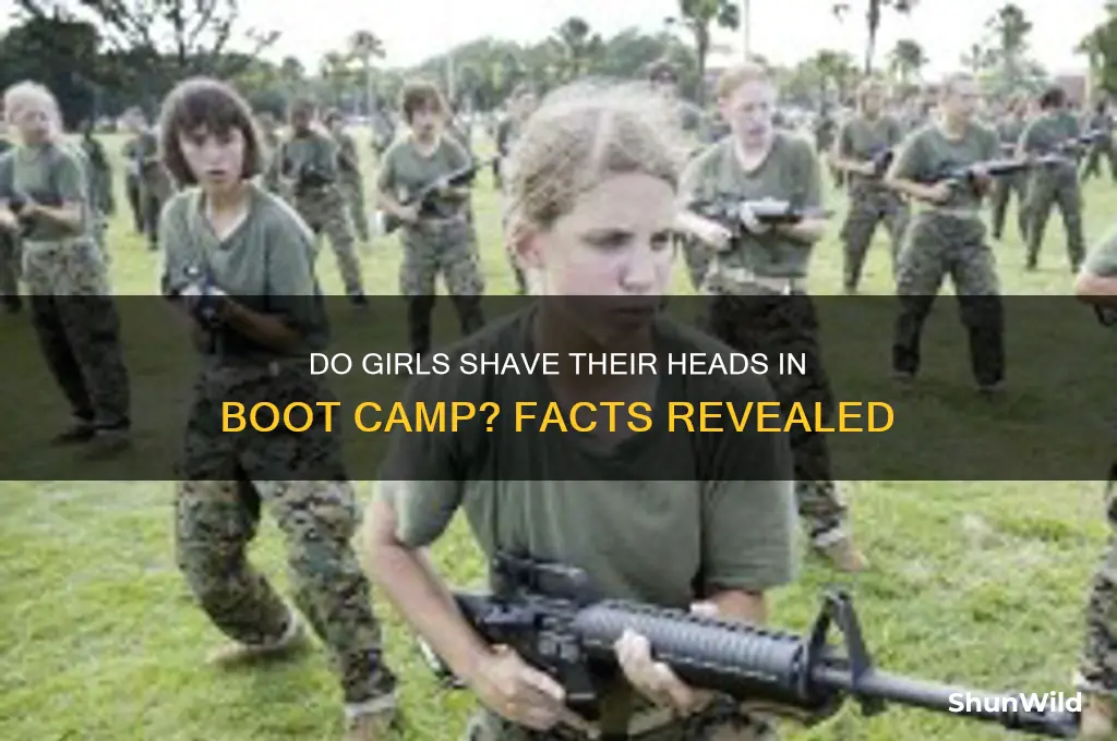 do girls shave their headsin boot camp