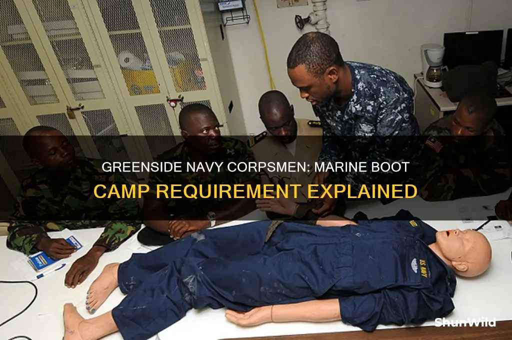 do greenside navy corpsman have to do marine boot camp