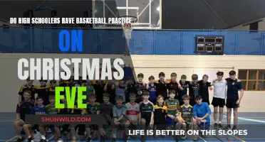 Christmas Eve: Basketball Practice for High Schoolers?