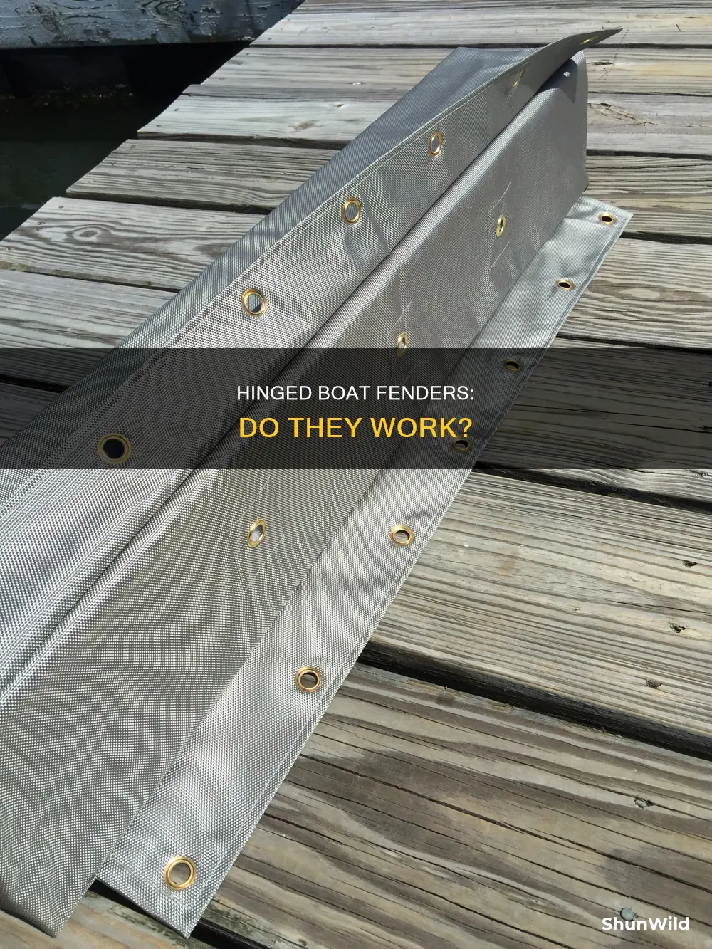 do hinged boat fenders work