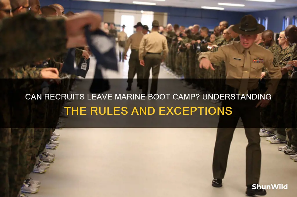 do i get leave marine boot camp