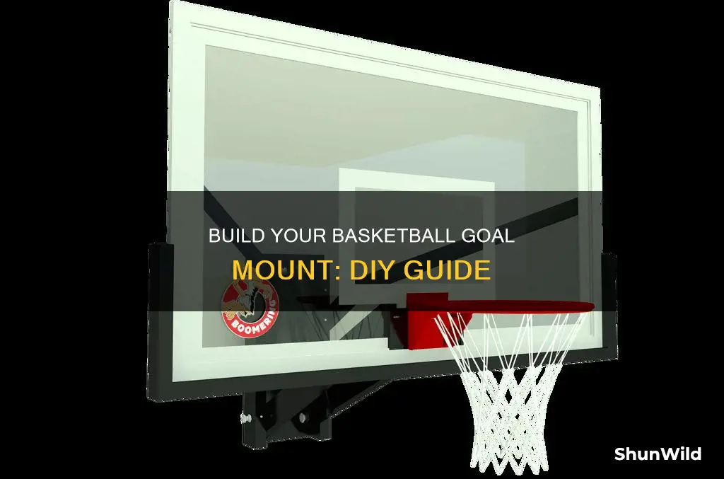 do it your own basketball goal mount
