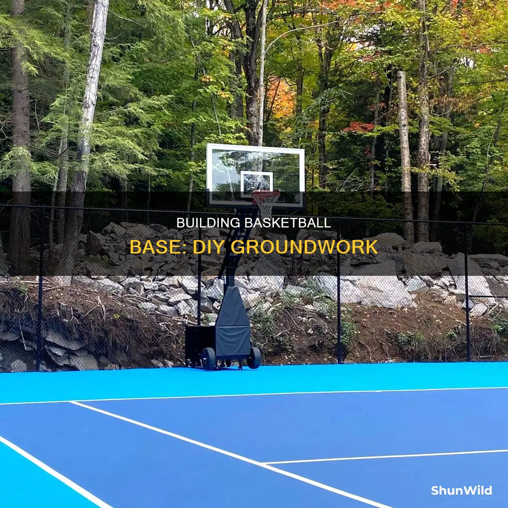 do it yourself basketball base ground