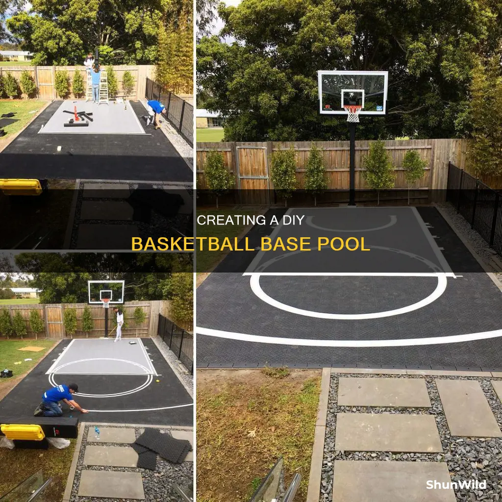 do it yourself basketball base pool