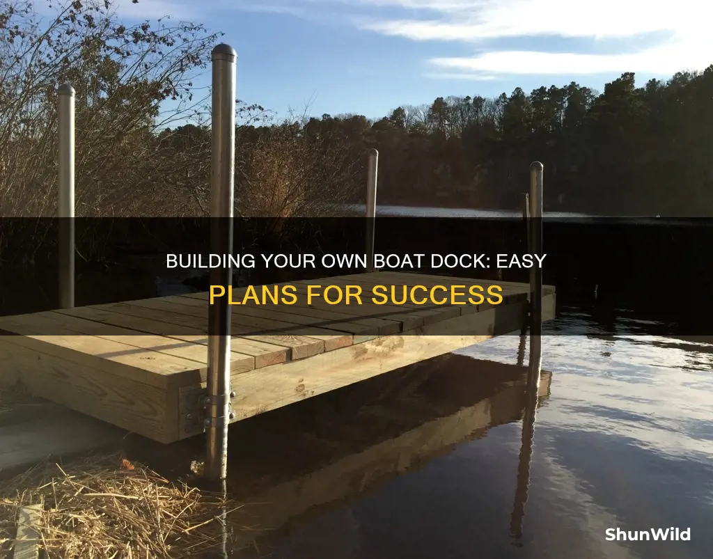 do it yourself boat dock plans