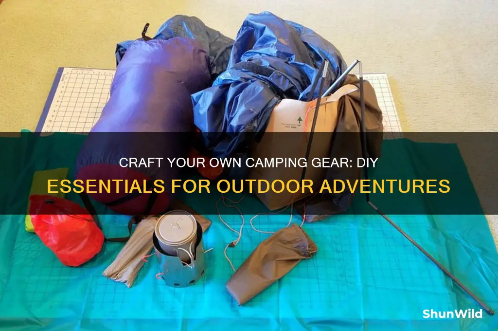 do it yourself camping gear