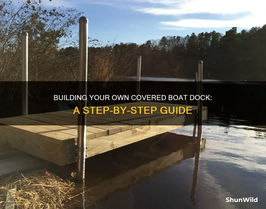 do it yourself covered boat dock