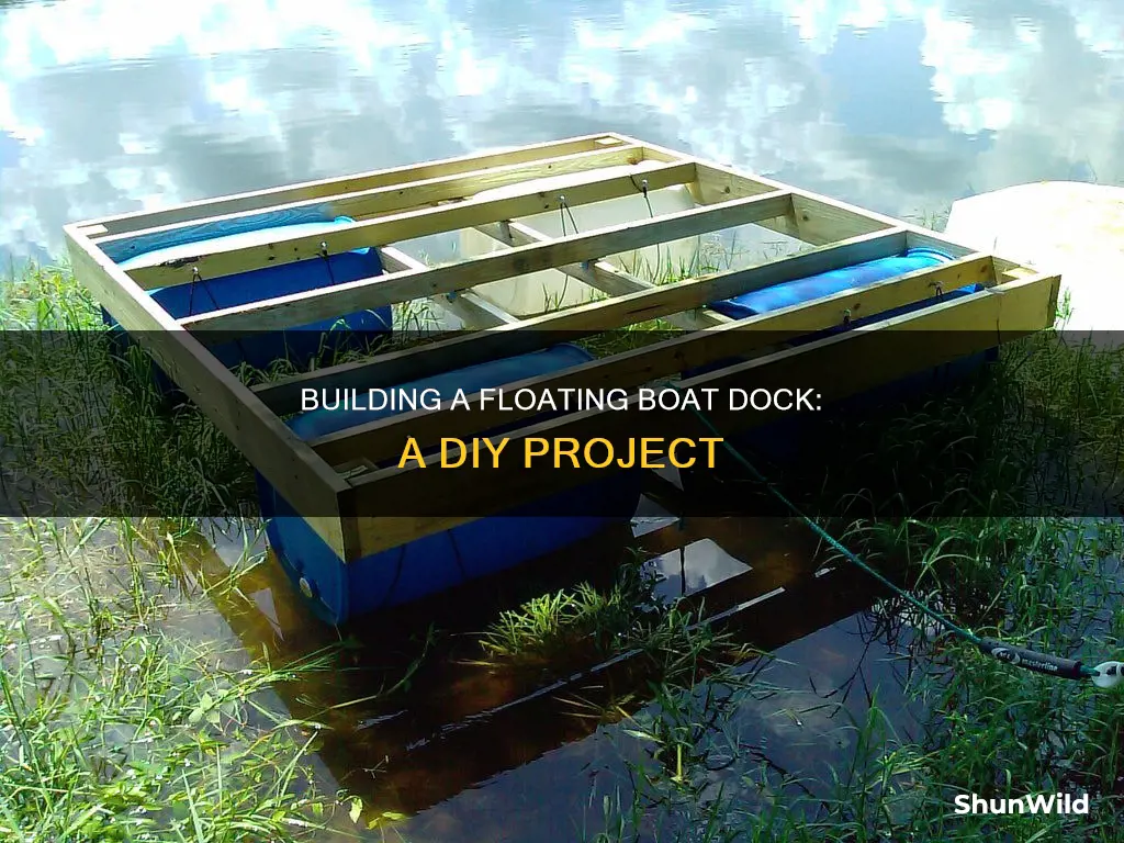 do it yourself floating boat dock