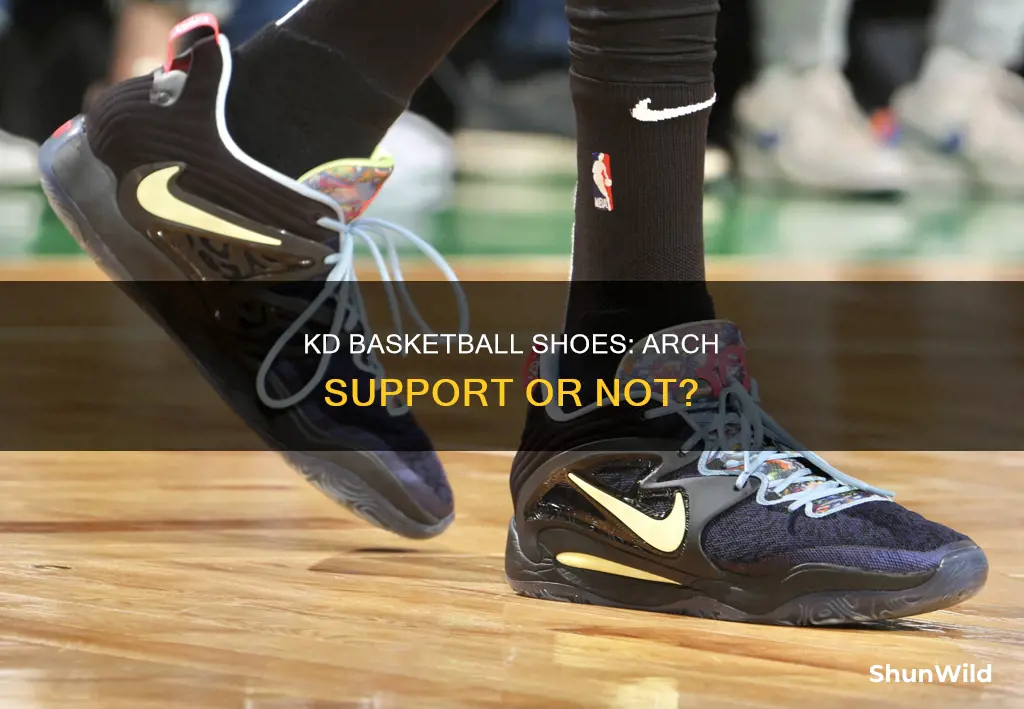 do kd basketball shoes have arches