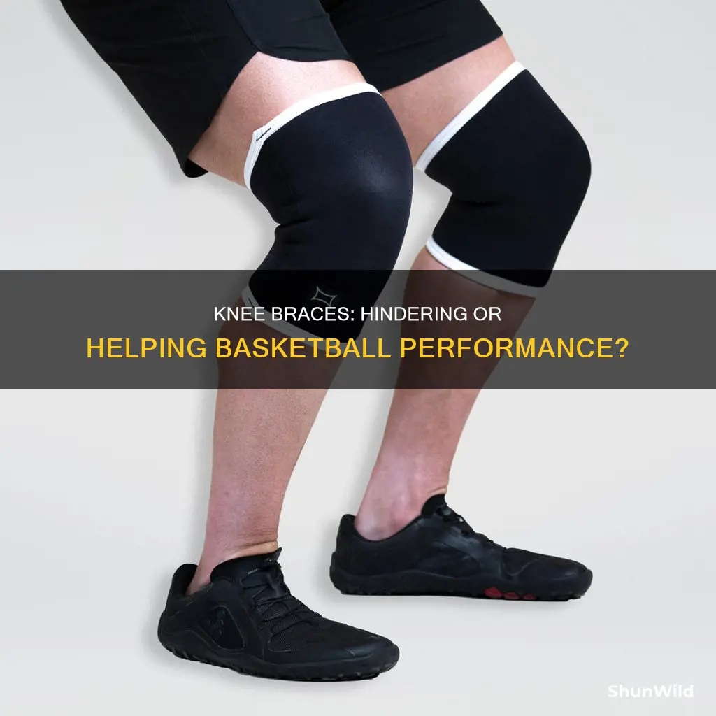 do knee braces prevemt performance in basketball
