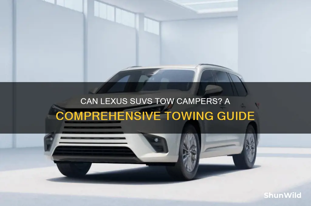 do lexus suvs tow camper
