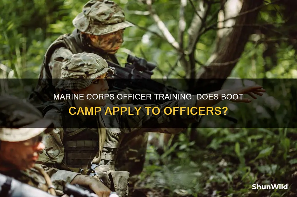 do marine corps officers go through boot camp