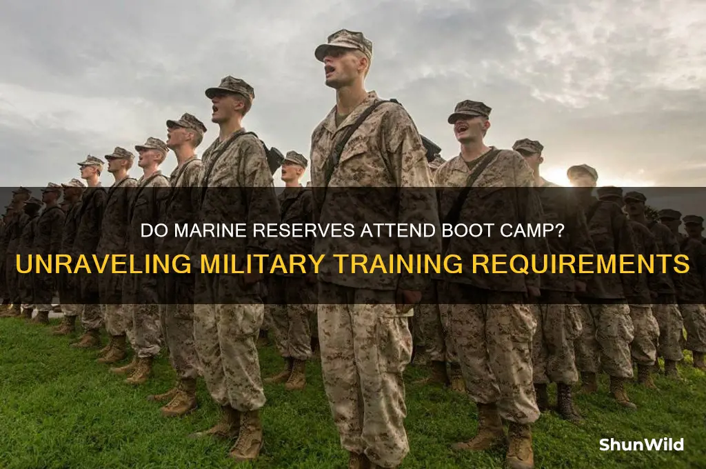 do marine reserves go to boot camp