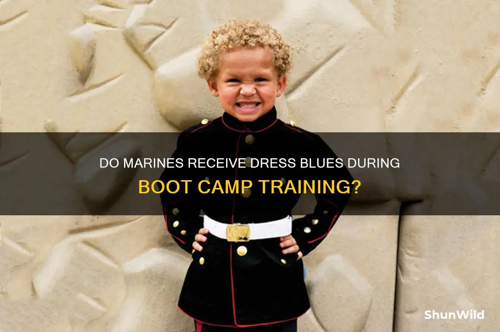 do marines get dress blues in boot camp