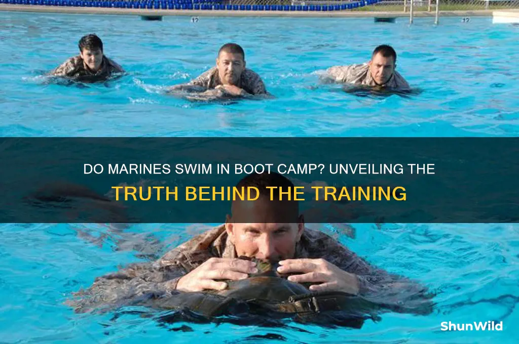 do marines swim in boot camp