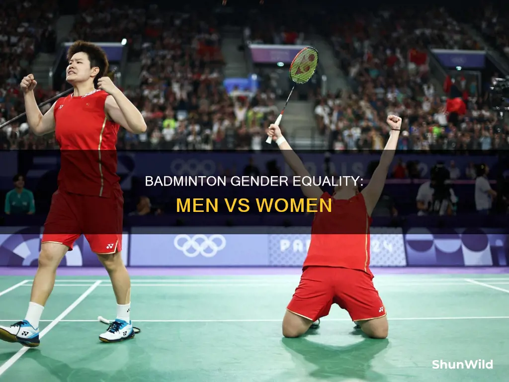 do men play women in badminton