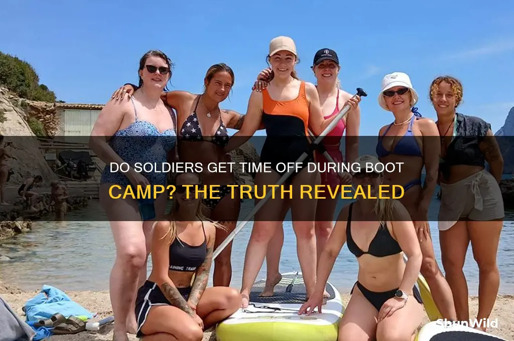 do military give soldiers time off in boot camp