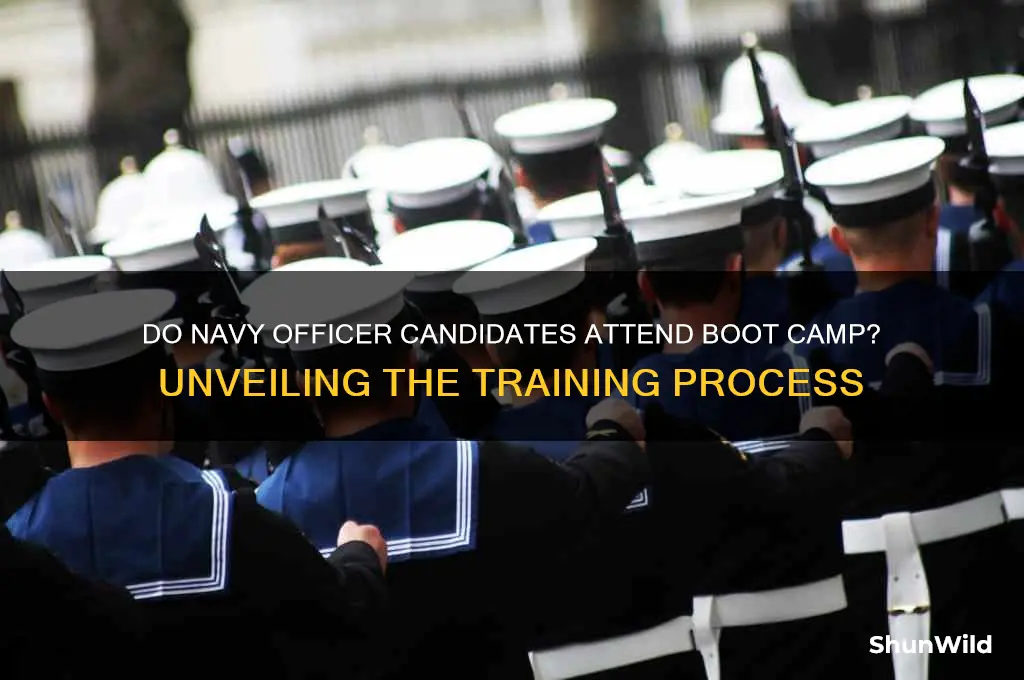 do navy officer candidates go to boot camp