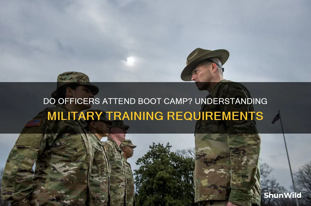 do officers go to boot camp