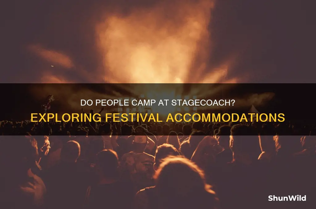 do people camp at stagecoach