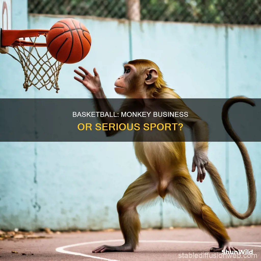 do people see basketball as monkeys throwing balls