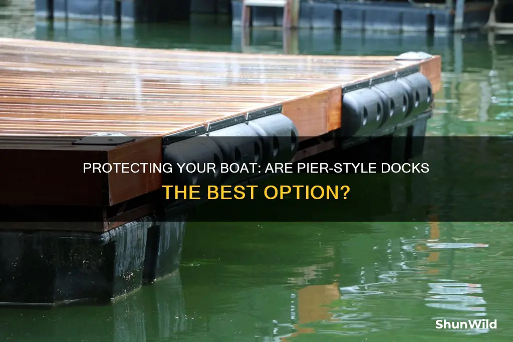 do pier style docks protect your boat