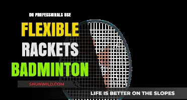 Professionals' Racket Flex: The Badminton Advantage