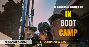 Do Recruits Address Sergeants as Sir in Boot Camp?