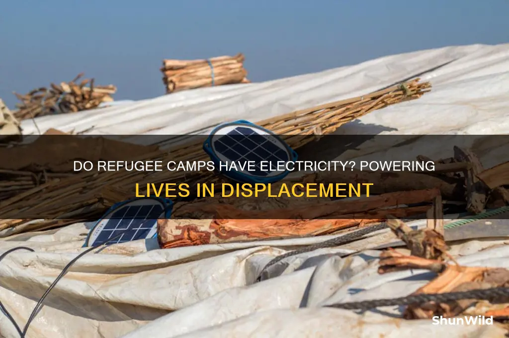 do refugee camps have electricity
