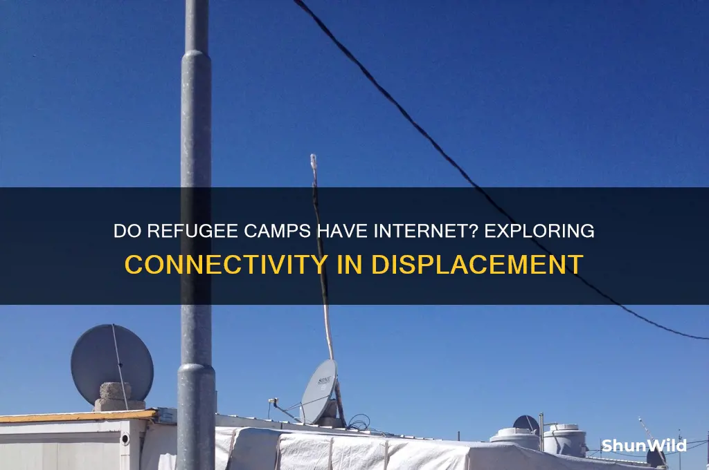 do refugee camps have internet