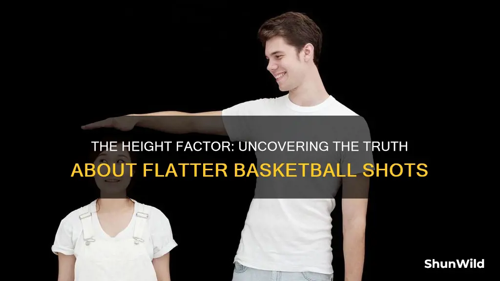 do short people or tall people have flatter basketball shots