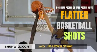 Height Advantage: Flat Basketball Shots for Short or Tall Players