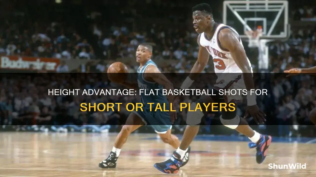 do short people or tall people have flatter basketball shots